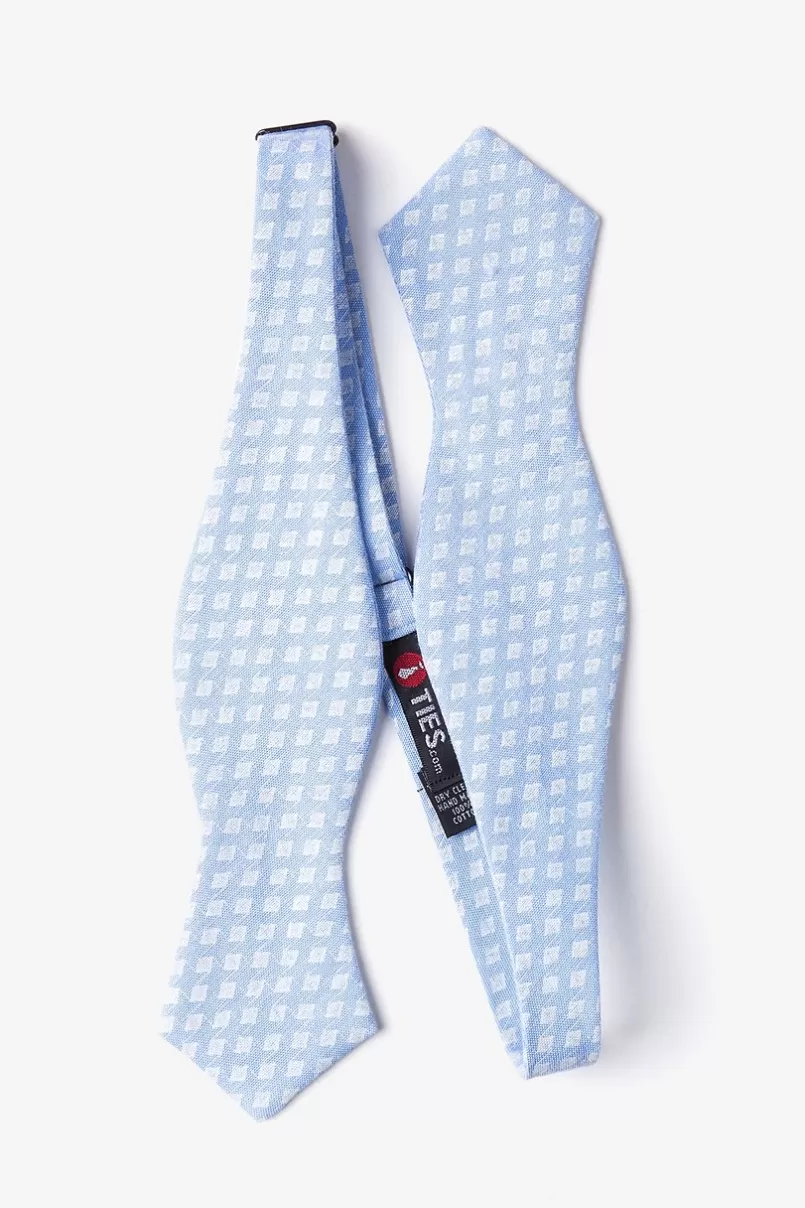 Ties Poway Light Blue Diamond Tip Bow Tie LightBlue New