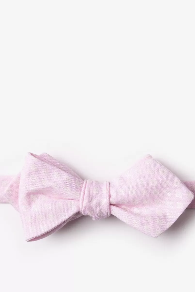 Ties Poway Diamond Tip Bow Tie Pink Best