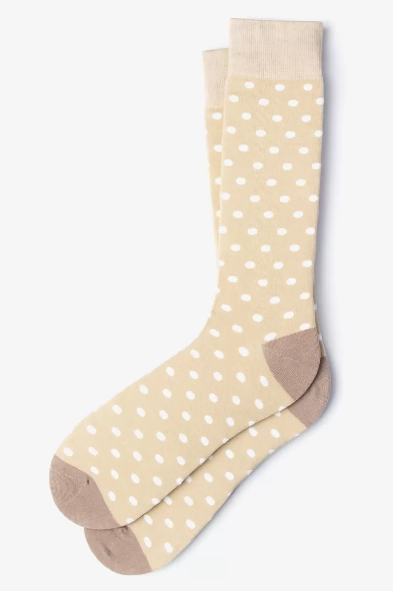Ties Power Dots Sock Beige Outlet
