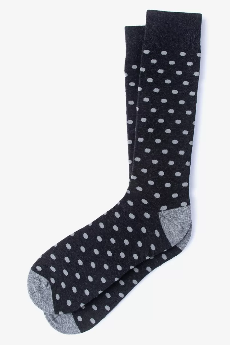 Ties Power Dots Sock Black Cheap
