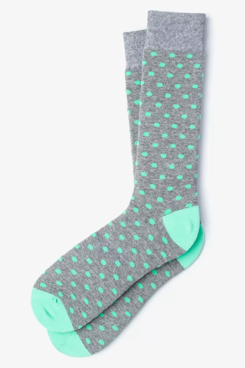 Ties Power Dots Mint Green Sock MintGreen Flash Sale