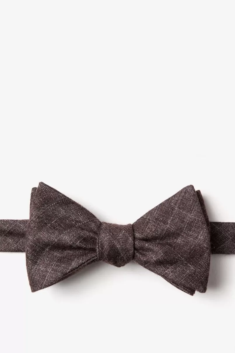 Ties Prescott Self-Tie Bow Tie Brown New