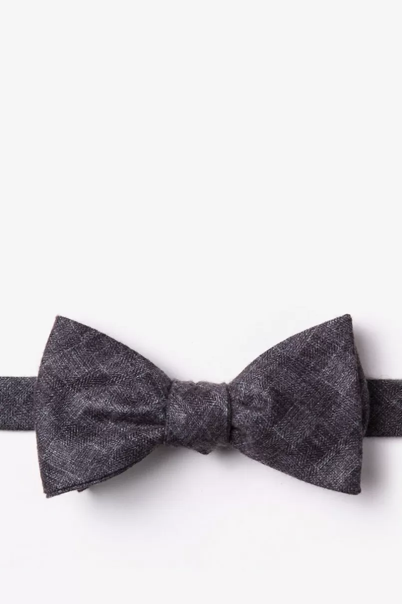 Ties Prescott Self-Tie Bow Tie Charcoal Shop