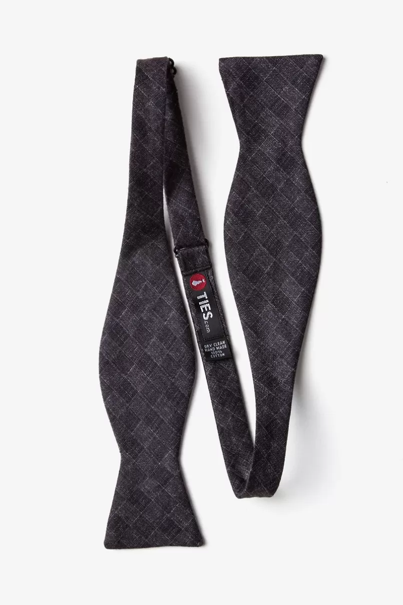 Ties Prescott Self-Tie Bow Tie Gray Online