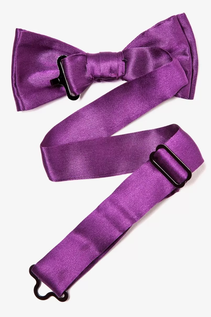 Ties Purple Plum Bow Tie For Boys PurplePlum Fashion