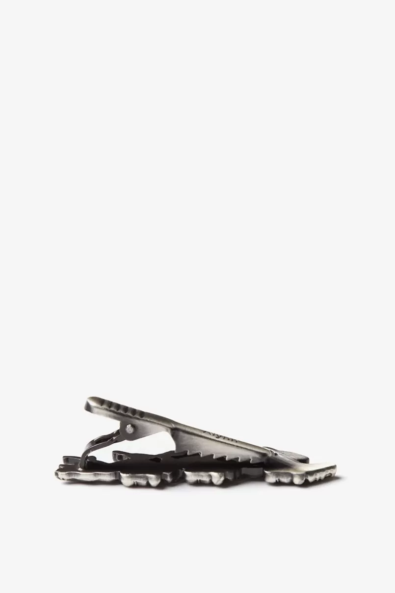 Ties Race Day Antiqued Silver Tie Bar New