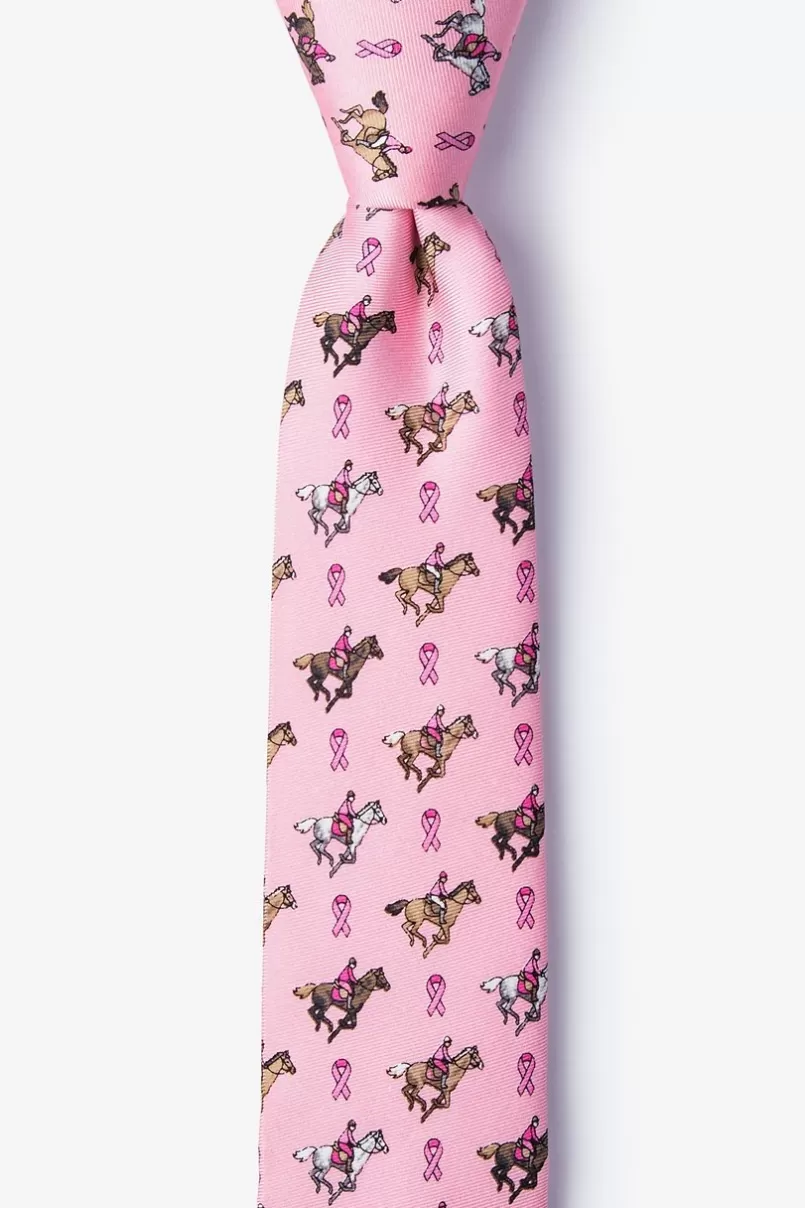 Ties Race for the Cure Pink Skinny Tie Hot