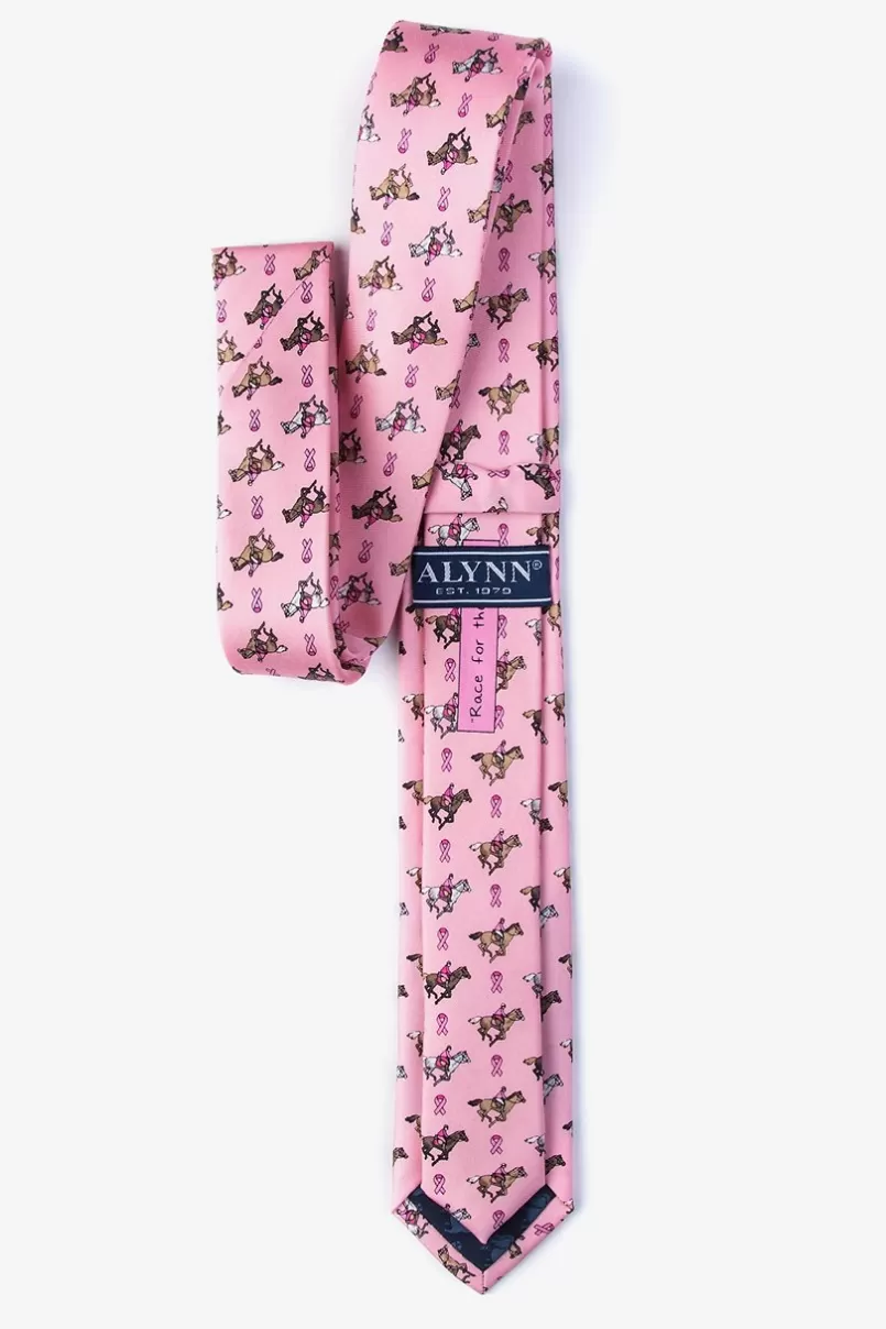 Ties Race for the Cure Pink Skinny Tie Hot