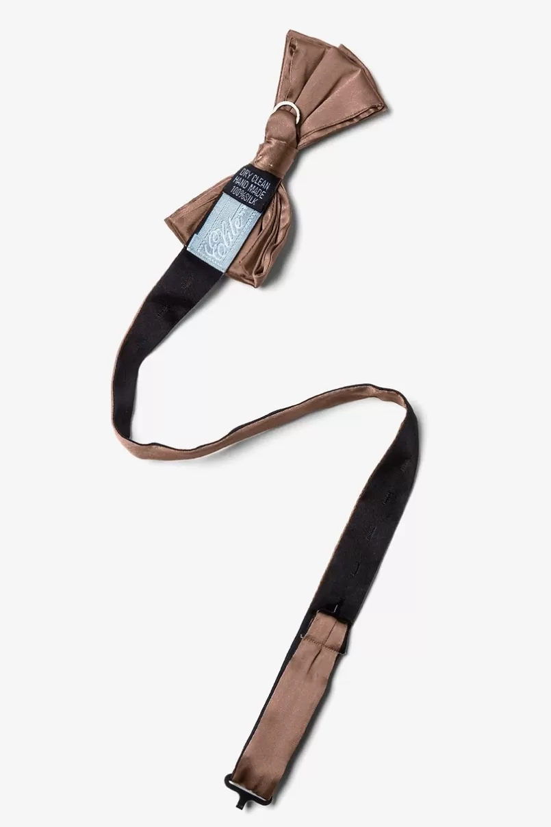 Ties Raw Umber Pre-Tied Bow Tie RawUmber Hot