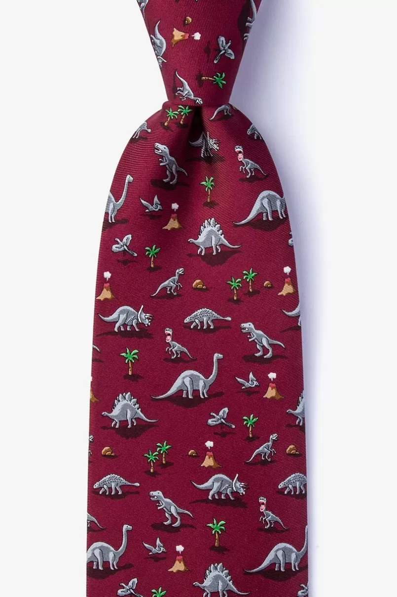 Ties Classic Jurassic Tie Red Best Sale
