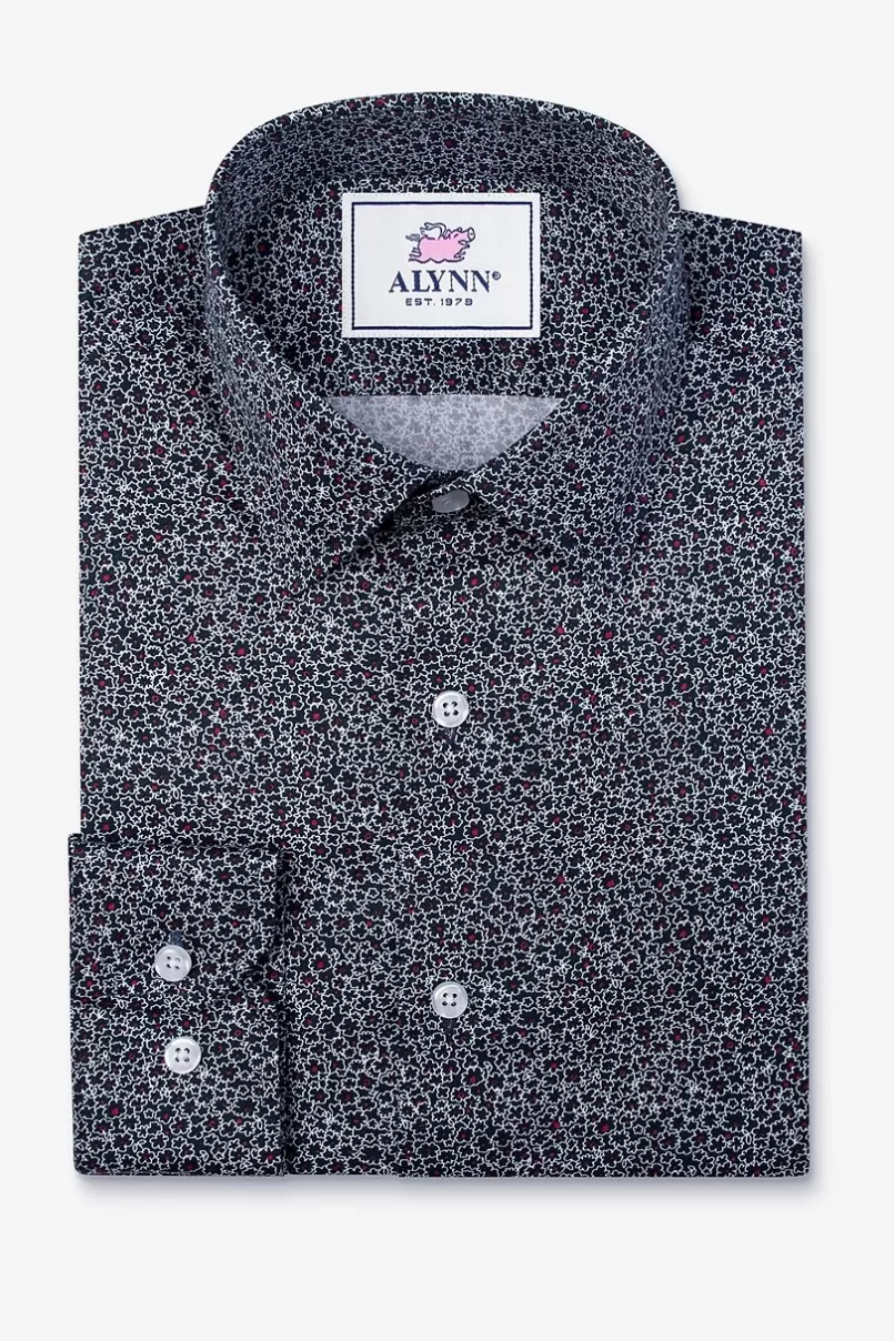 Ties Reid Floral Navy Blue Casual Shirt NavyBlue Sale