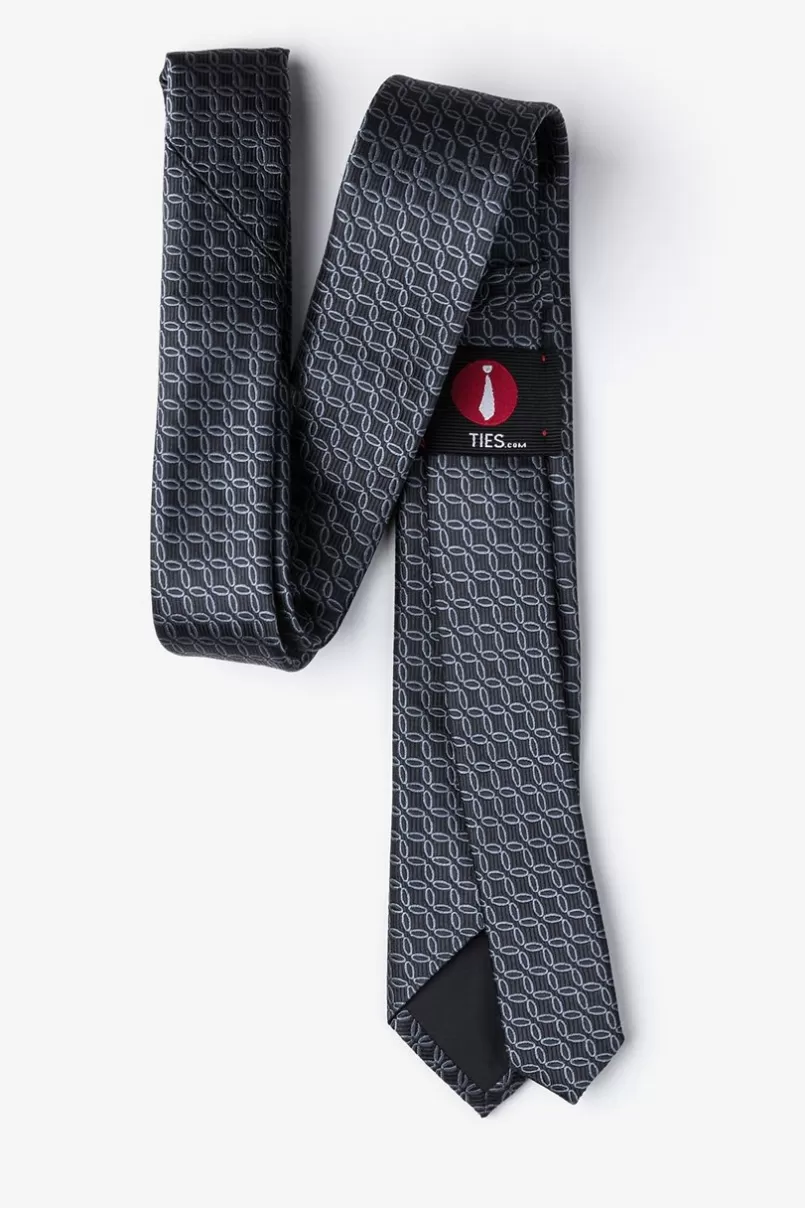 Ties Rhodes Dark Gray Skinny Tie Fashion