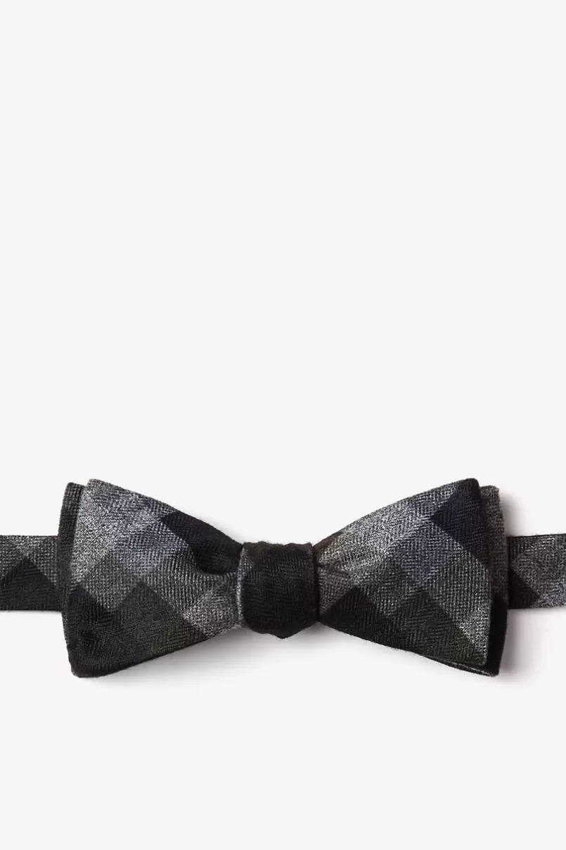 Ties Richland Skinny Bow Tie Black New