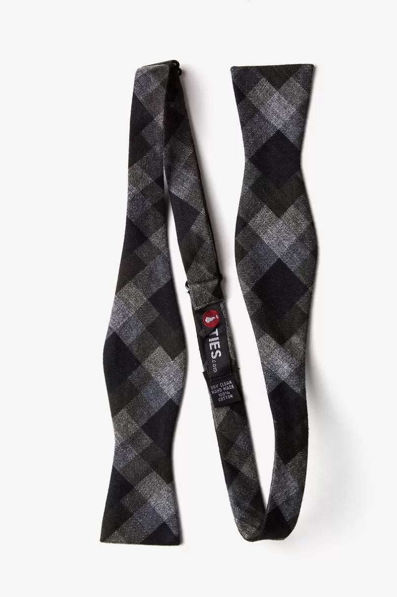 Ties Richland Skinny Bow Tie Black New