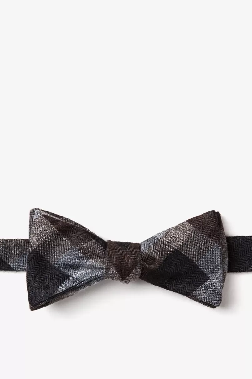 Ties Richland Skinny Bow Tie Brown Online
