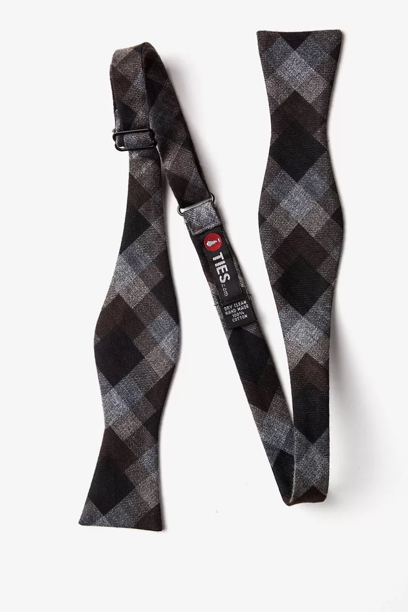 Ties Richland Skinny Bow Tie Brown Online