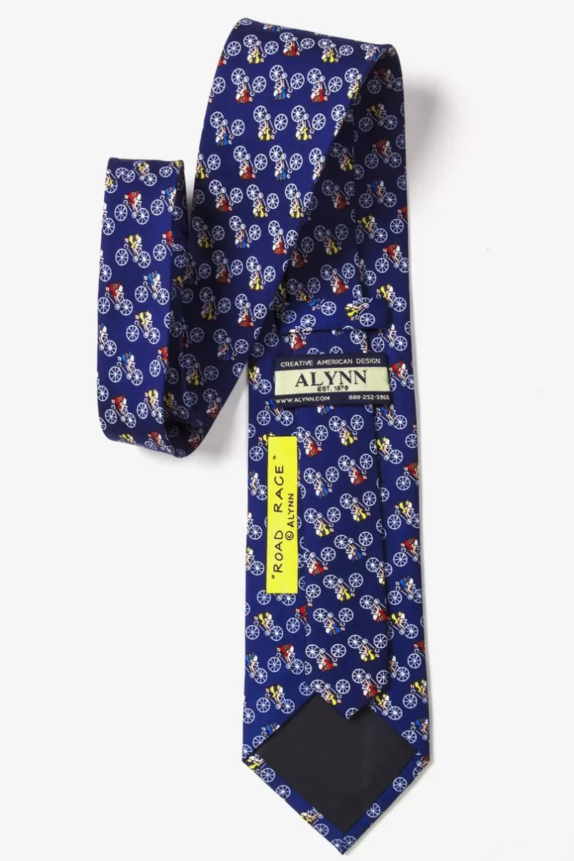Ties Road Race Navy Blue Tie Best Sale