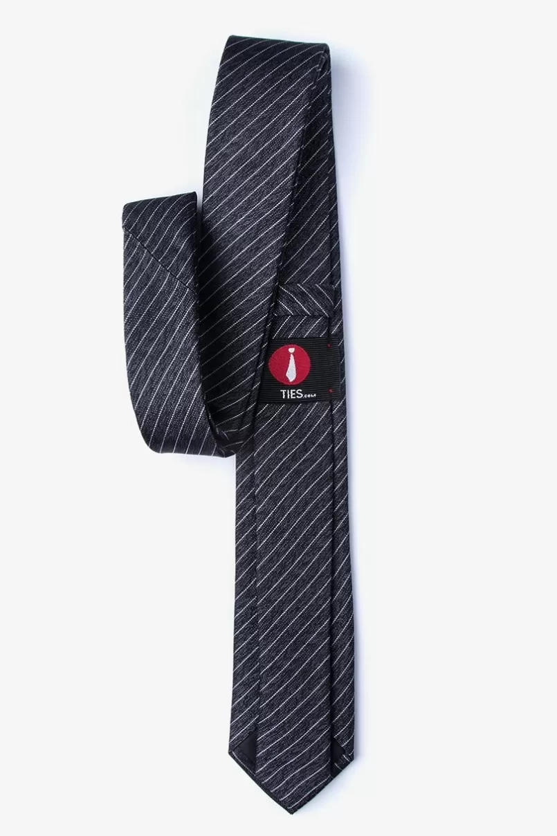 Ties Robe Black Skinny Tie Fashion