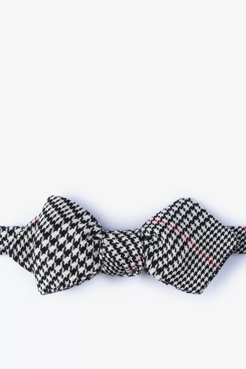 Ties Rock Red Diamond Tip Bow Tie Shop