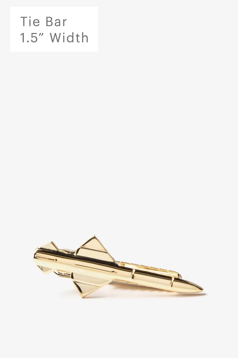 Ties Rocket Tie Bar Gold Cheap