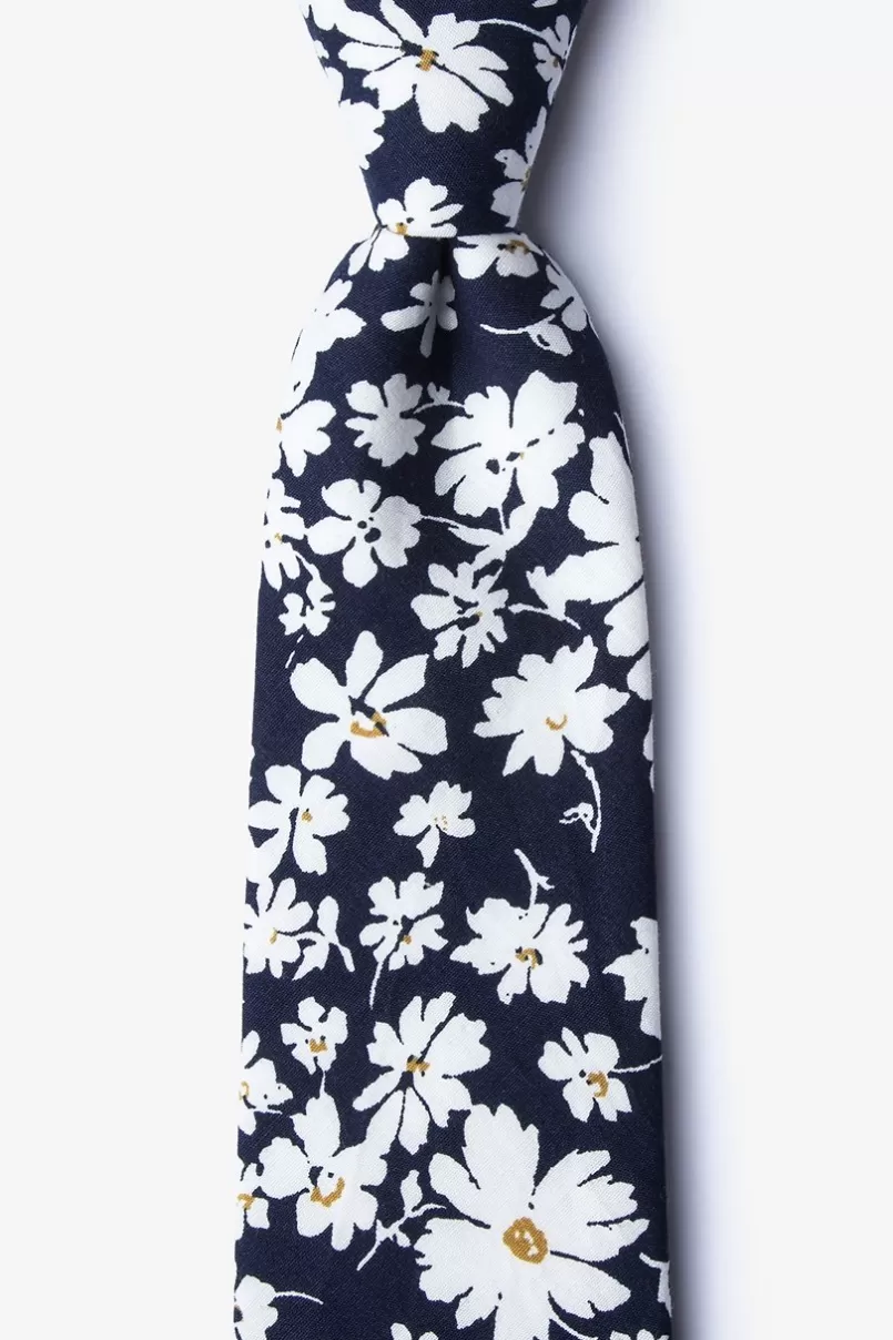 Ties Romeny Navy Blue Tie NavyBlue Outlet