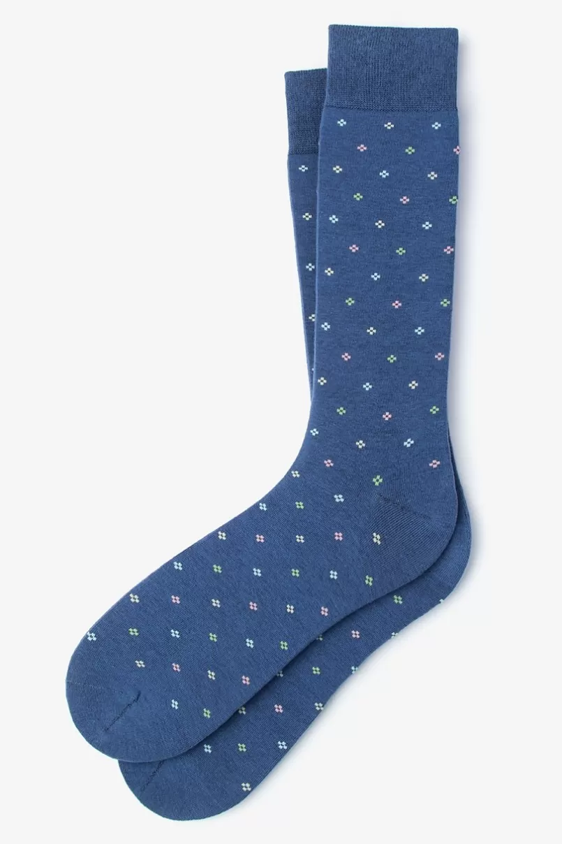 Ties Roosevelt Sock Blue Hot