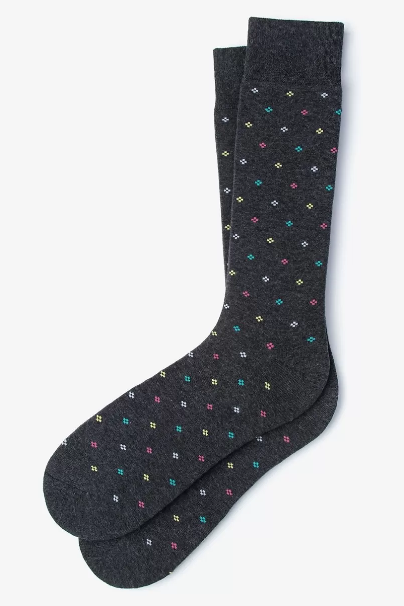 Ties Roosevelt Heather Gray Sock HeatherGray Best Sale