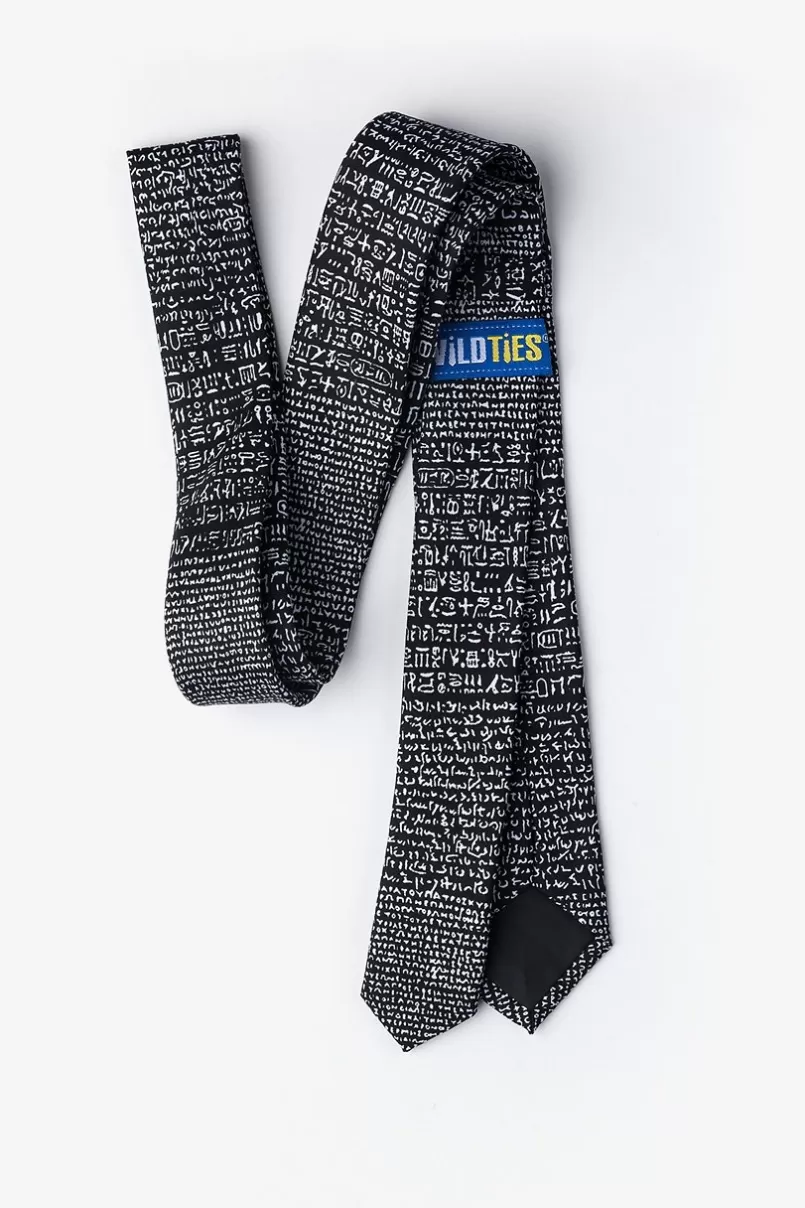 Ties Rosetta Stone Skinny Tie Black Best