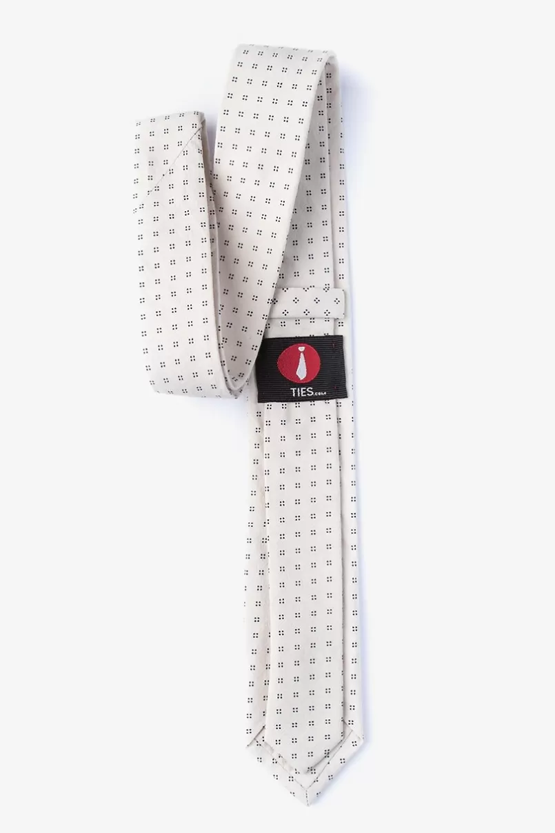 Ties Ross Skinny Tie Beige Sale