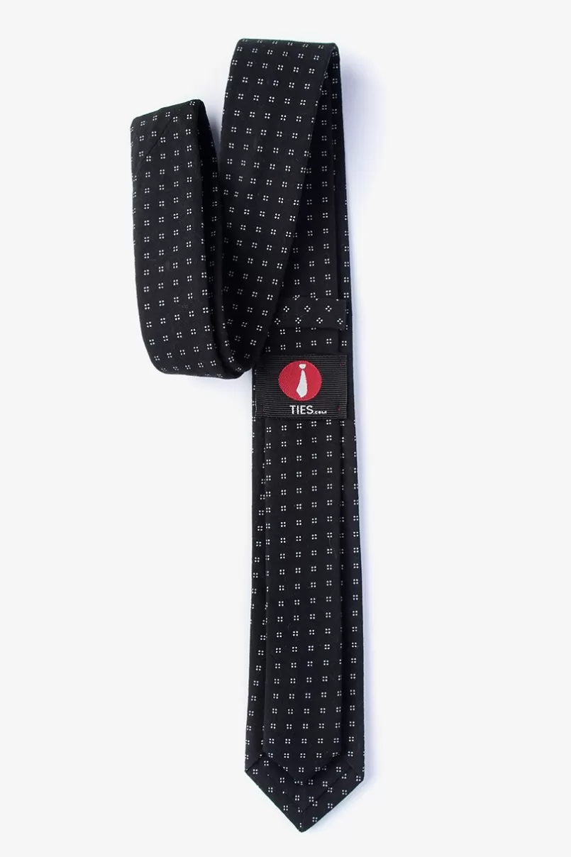 Ties Ross Skinny Tie Black Hot