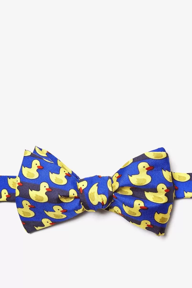 Ties Rubber Duck Blue Self-Tie Bow Tie Sale