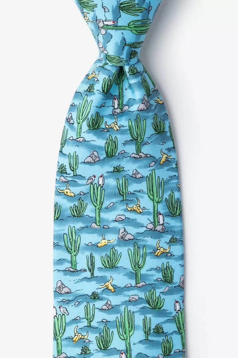 Ties Saguaro Cactus Tie Blue Cheap