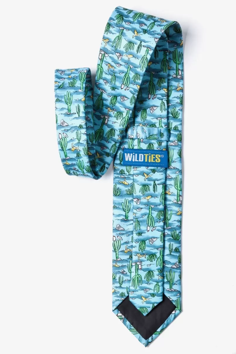 Ties Saguaro Cactus Tie Blue Cheap
