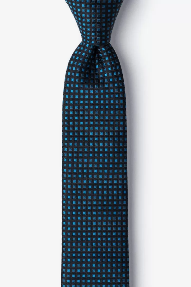 Ties Salisbury Navy Blue Skinny Tie Cheap