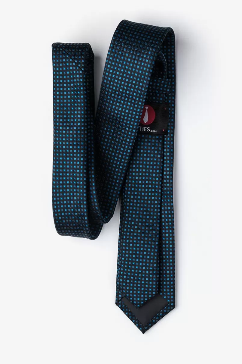 Ties Salisbury Navy Blue Skinny Tie Cheap