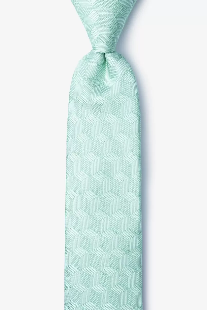 Ties Salt Skinny Tie Aqua Store