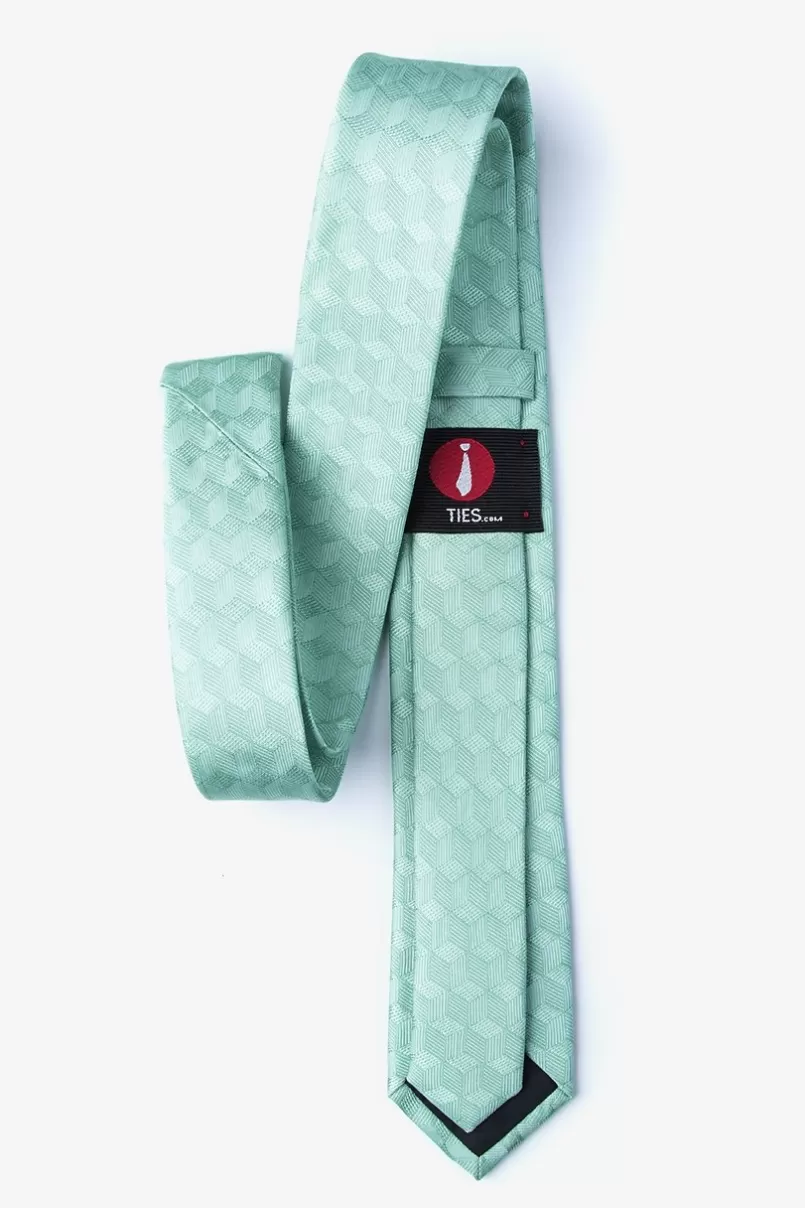 Ties Salt Skinny Tie Aqua Store