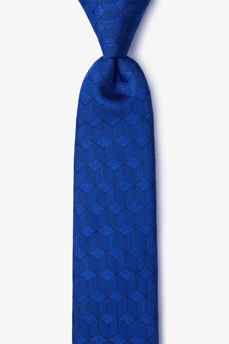 Ties Salt Skinny Tie Blue Hot