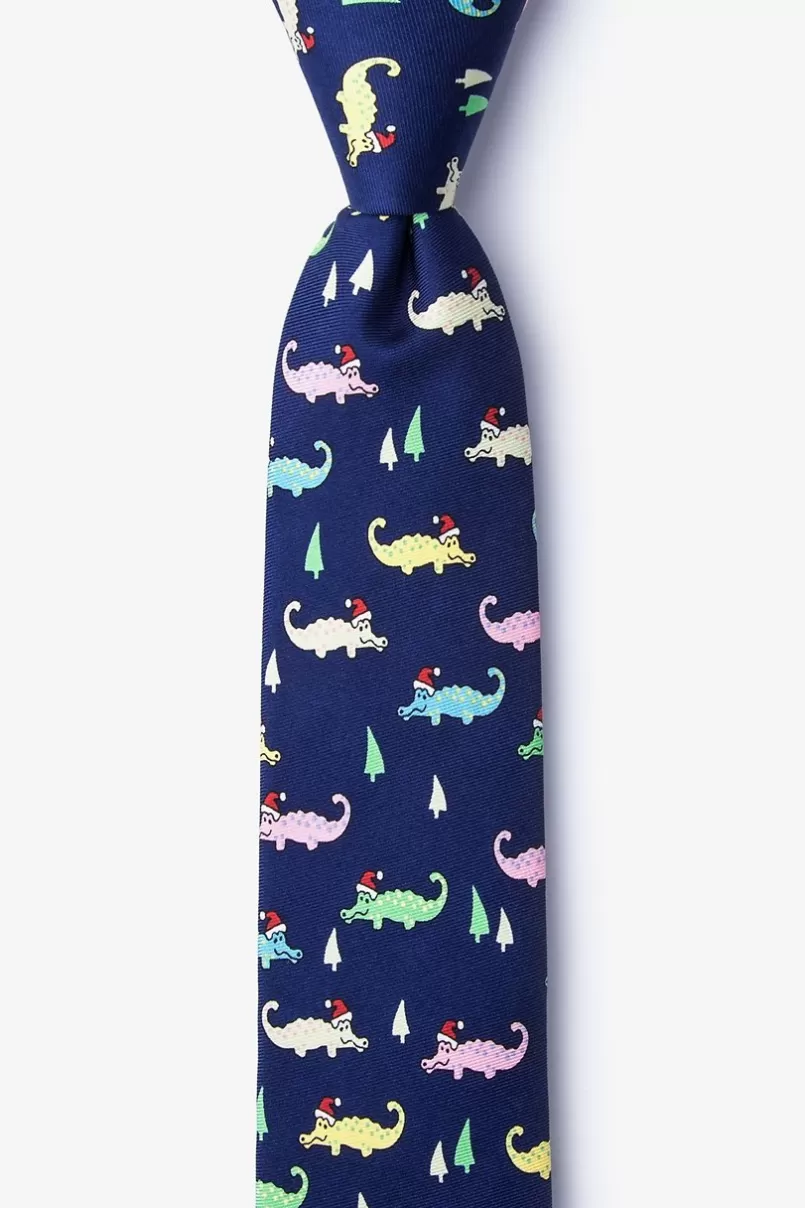 Ties Santa Gators Navy Blue Skinny Tie Best Sale