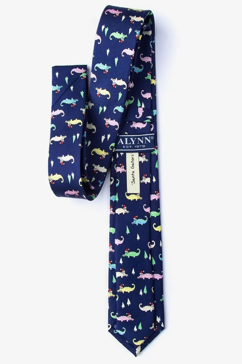 Ties Santa Gators Navy Blue Skinny Tie Best Sale