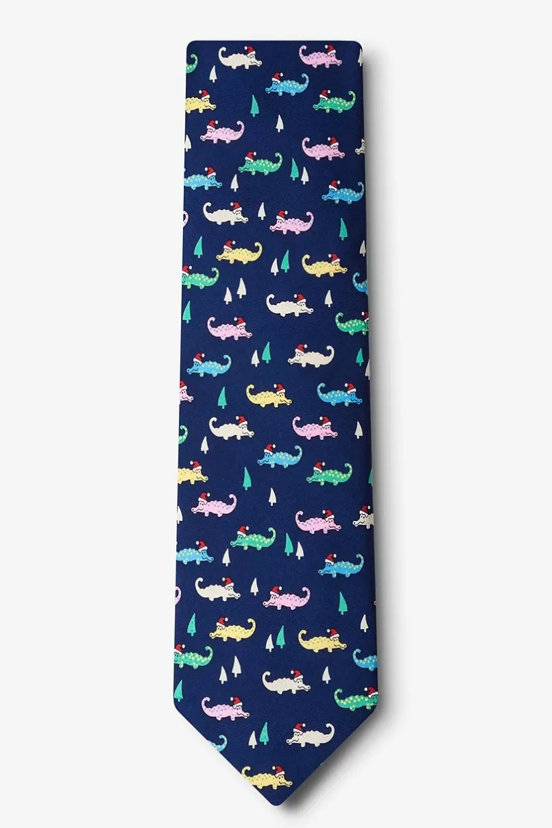 Ties Santa Gators Navy Blue Tie New