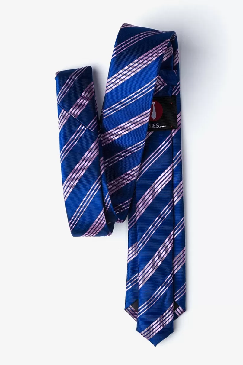 Ties Sardinia Pink Skinny Tie Clearance