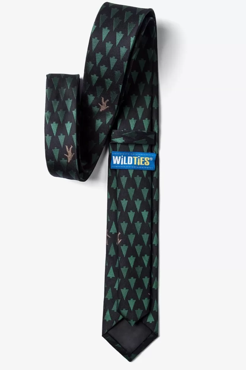 Ties Sasquatch Spotted Black Skinny Tie Flash Sale
