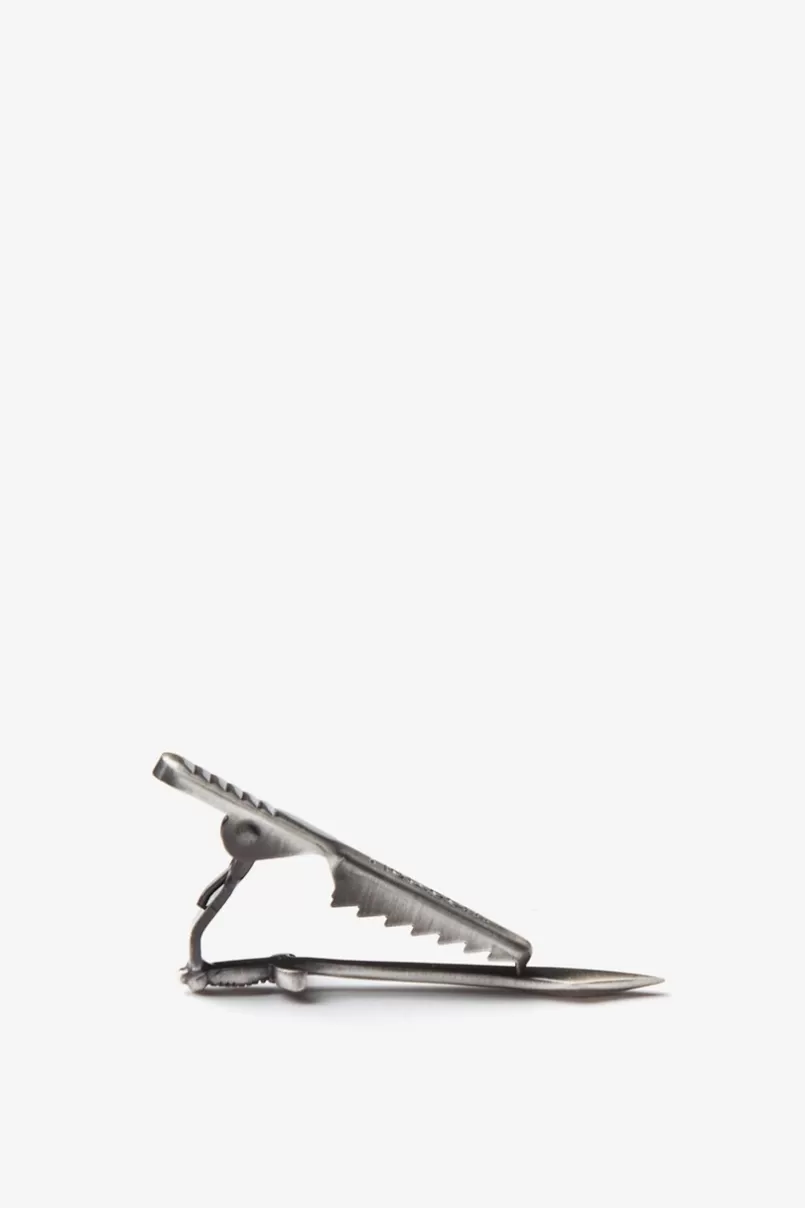 Ties Scimitar Silver Tie Bar Discount