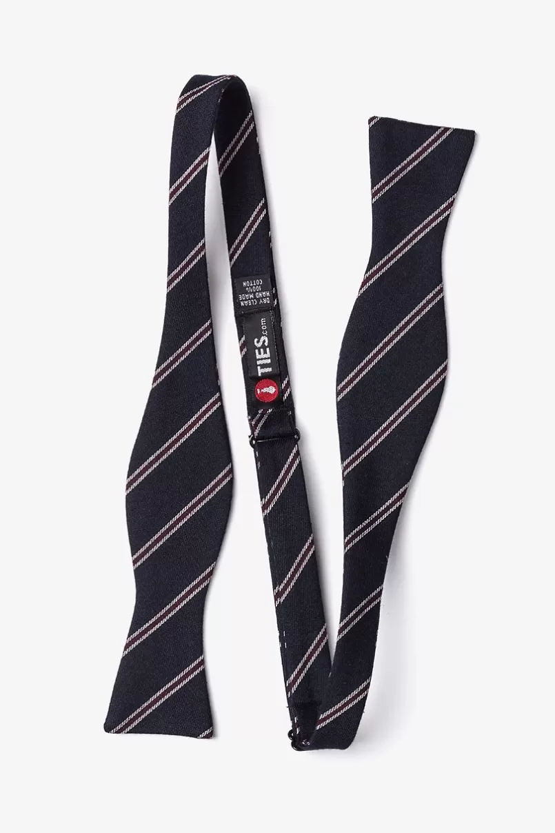 Ties Seagoville Navy Blue Skinny Bow Tie Sale
