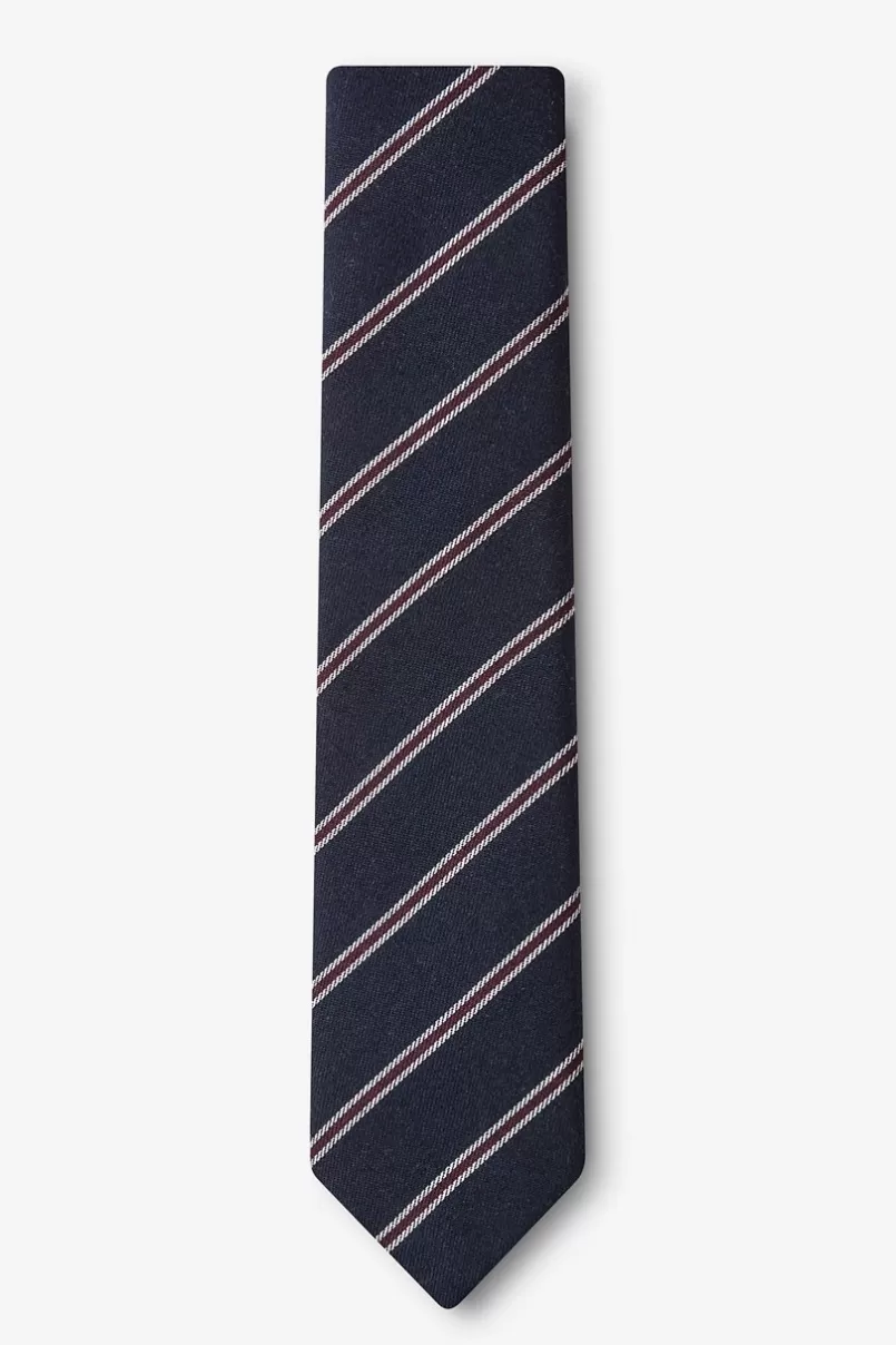 Ties Seagoville Navy Blue Skinny Tie NavyBlue Shop