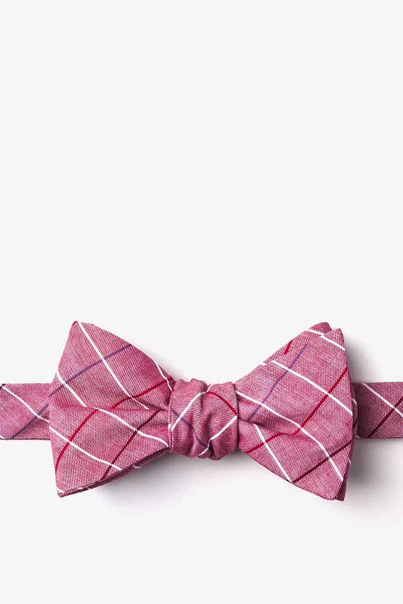 Ties Seattle Self-Tie Bow Tie Red Sale