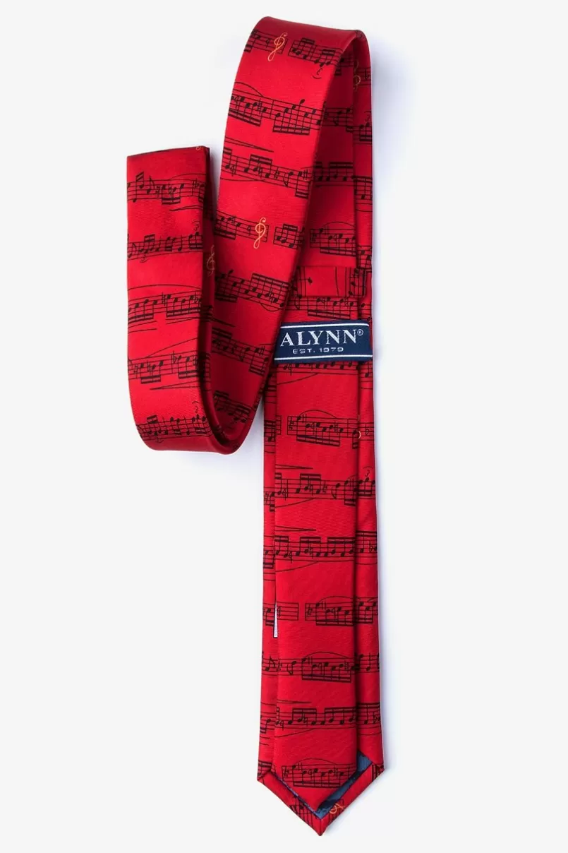 Ties Sheet Music Red Skinny Tie Sale