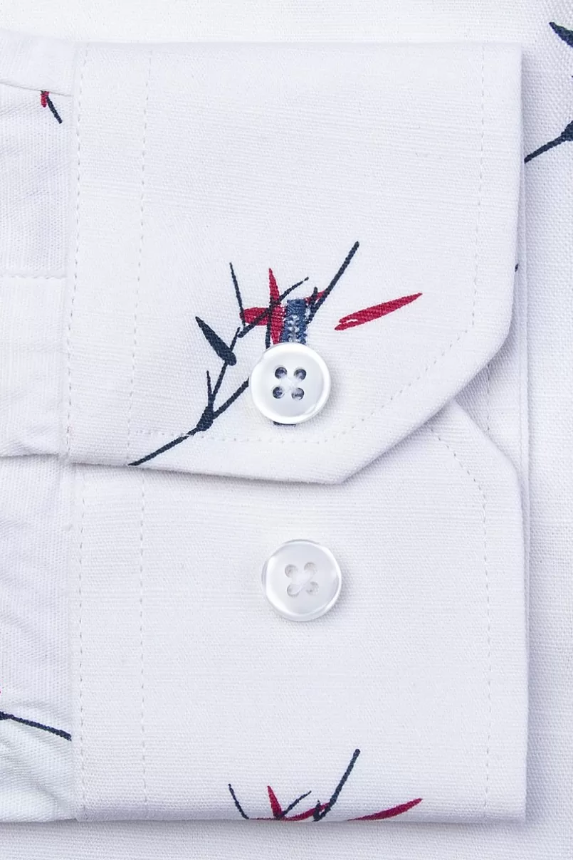 Ties Sheldon White Casual Shirt Cheap
