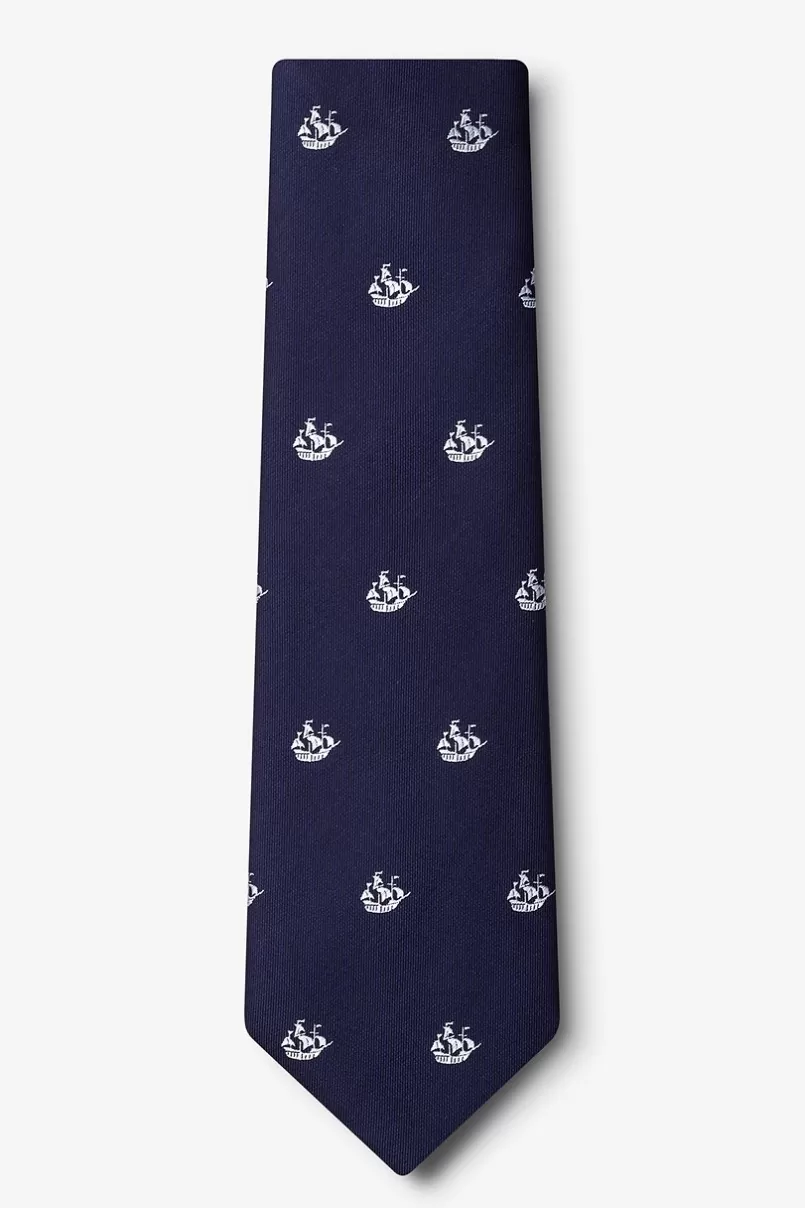 Ties Ships Ahoy Navy Blue Tie NavyBlue Best